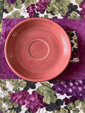 Fiestaware 1950s Old Original Rose Saucer
